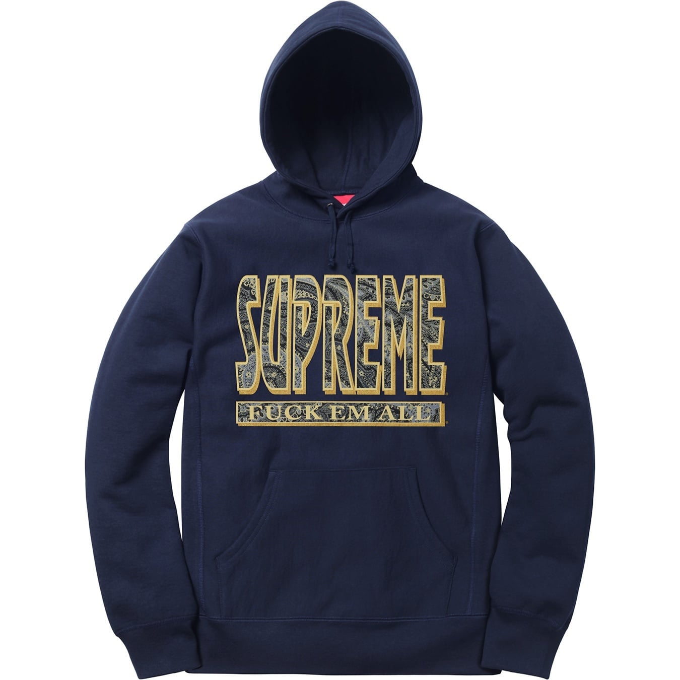 Paisley Fuck Em All Hooded Sweatshirt view 10